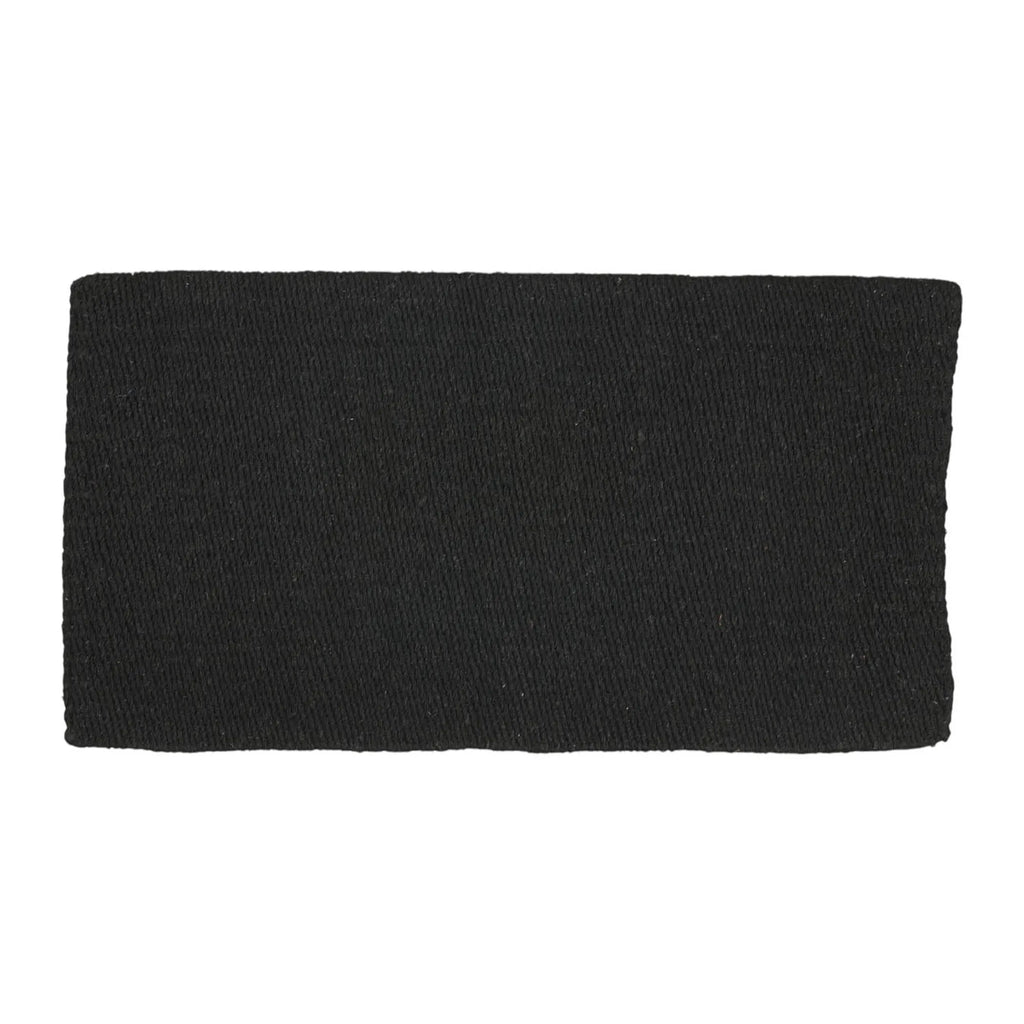 TuffRider Solid Color Double Weave Saddle Blanket-White-34 X 38 Inch
