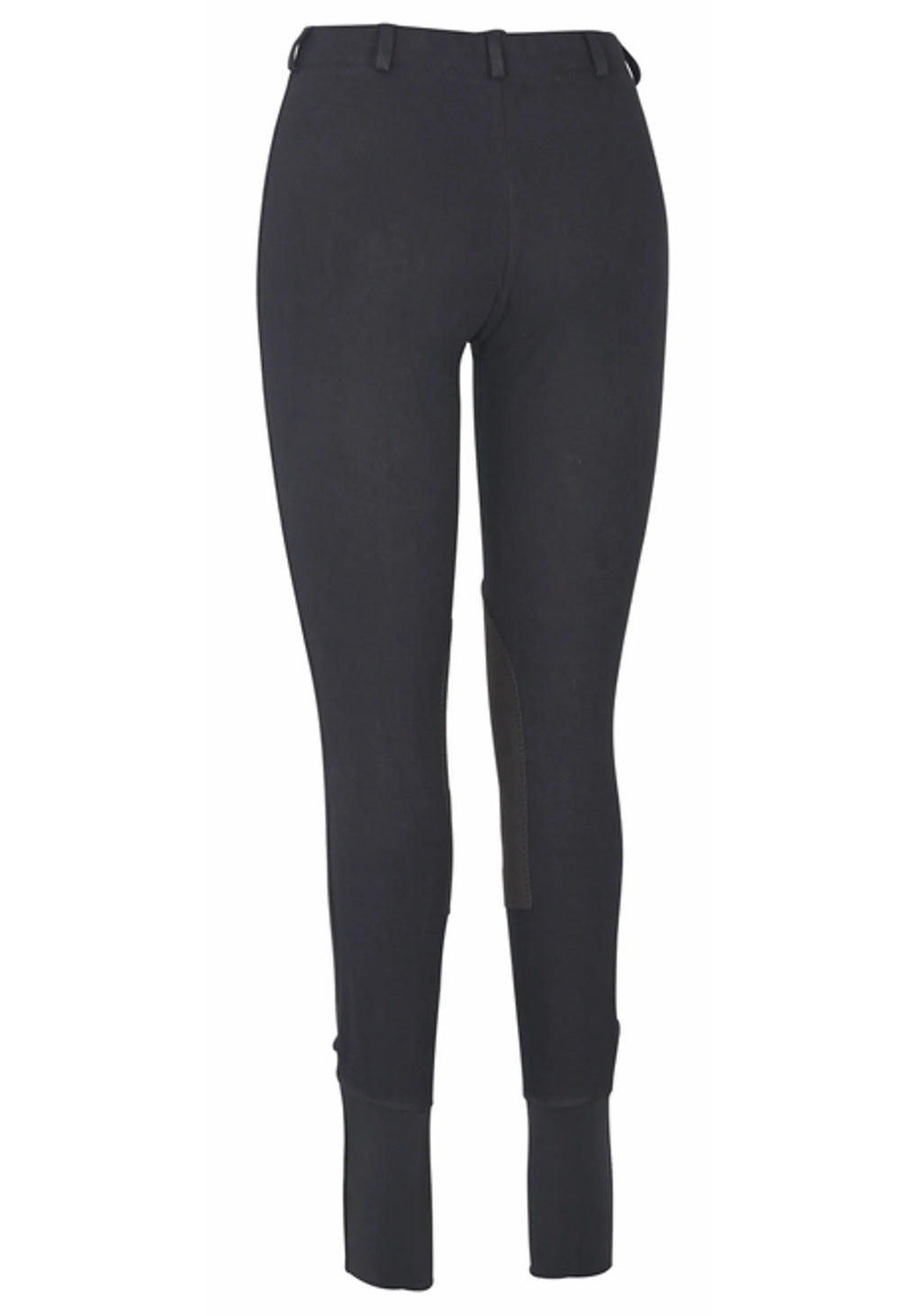 TuffRider Ladies Cotton Lowrise Pull-On Knee Patch Breeches
