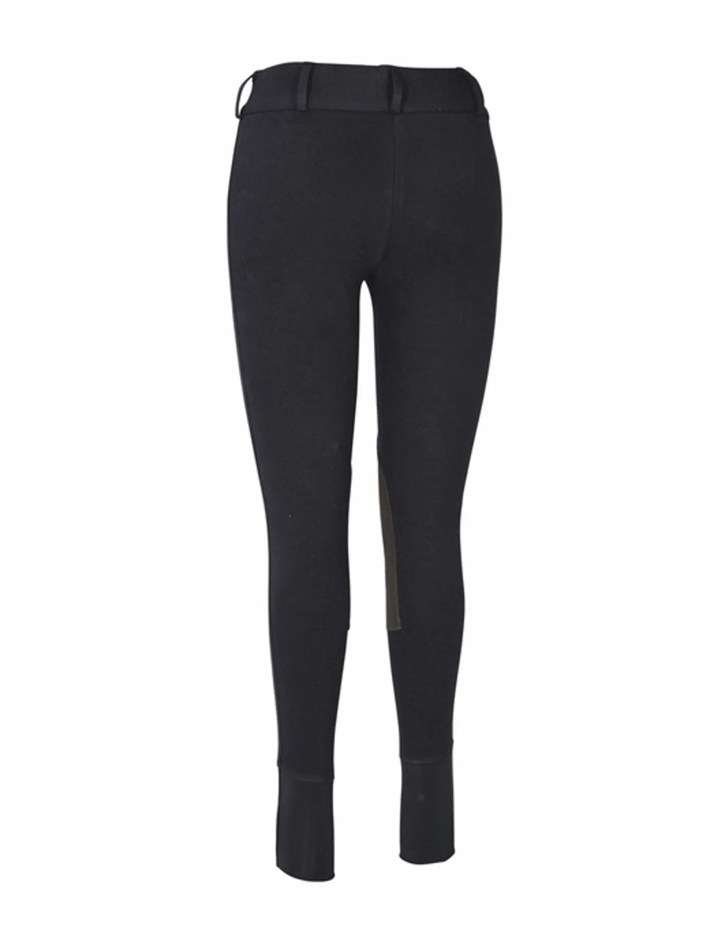 TuffRider Ladies Cotton Lowrise Wide Waistband Knee Patch Breeches