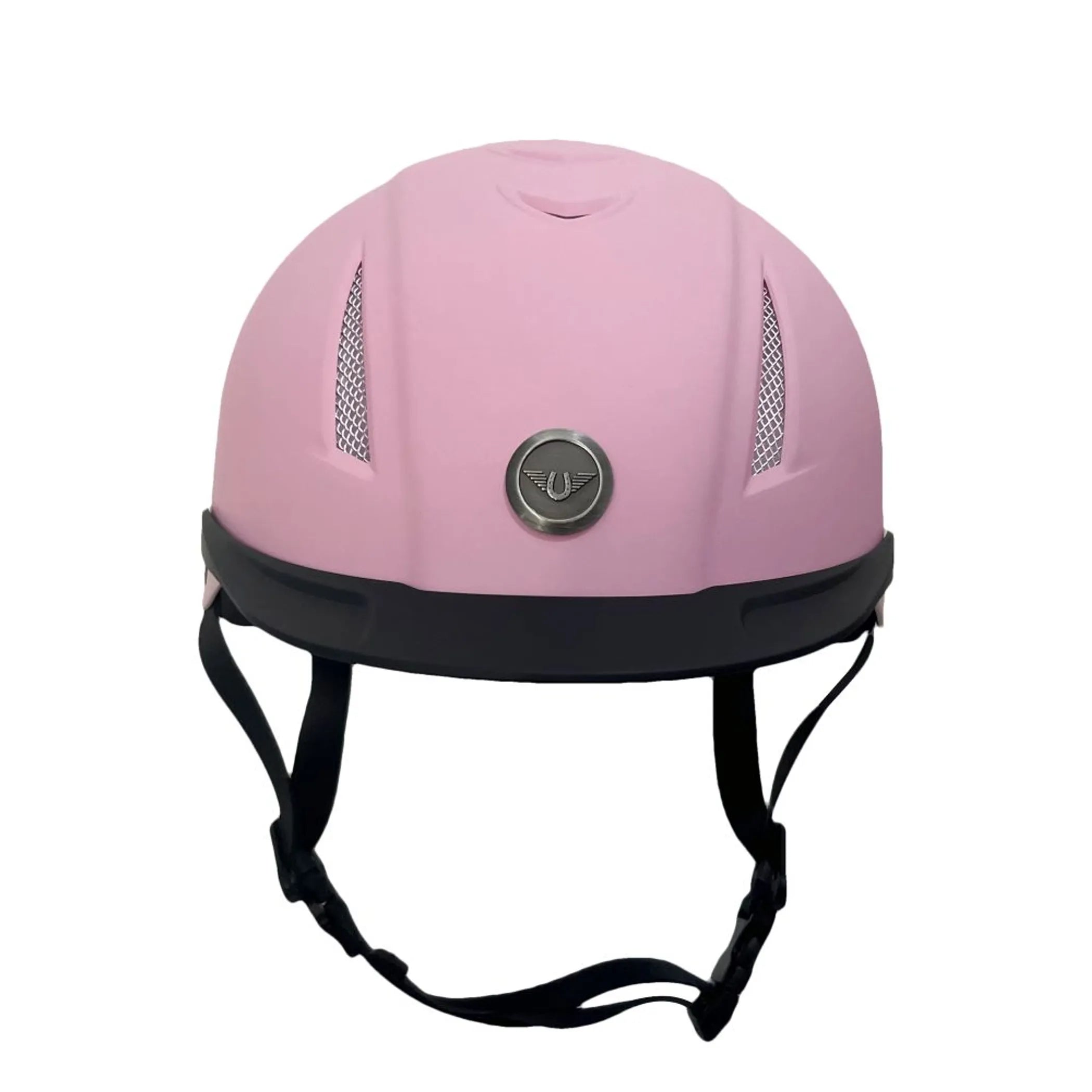 TuffRider Shield Riding Helmet with Adjust A Dial-Black-L