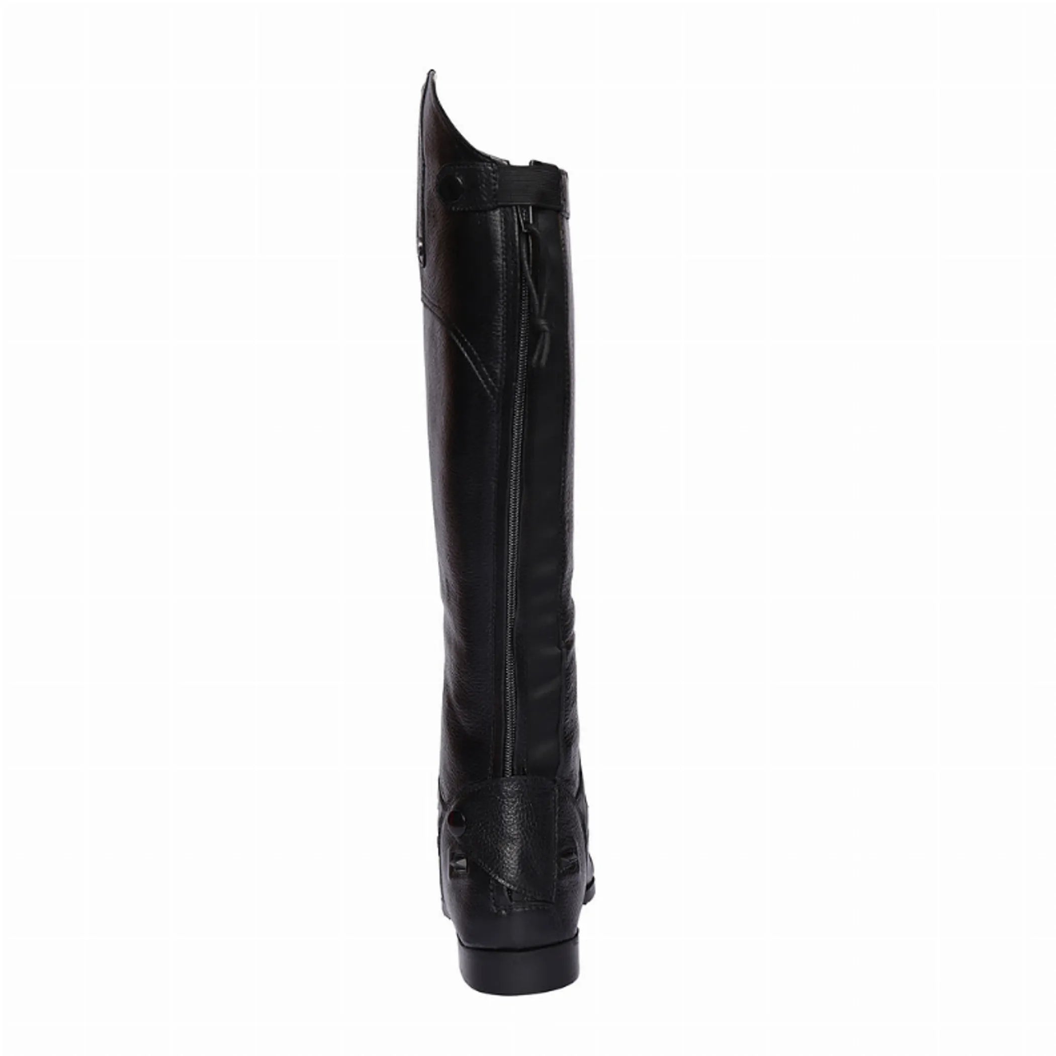 TuffRider Women Leather Back Zipper Olympia Field Boots