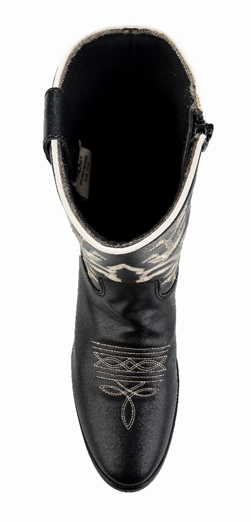 TuffRider Children's Black Floral Western Boot