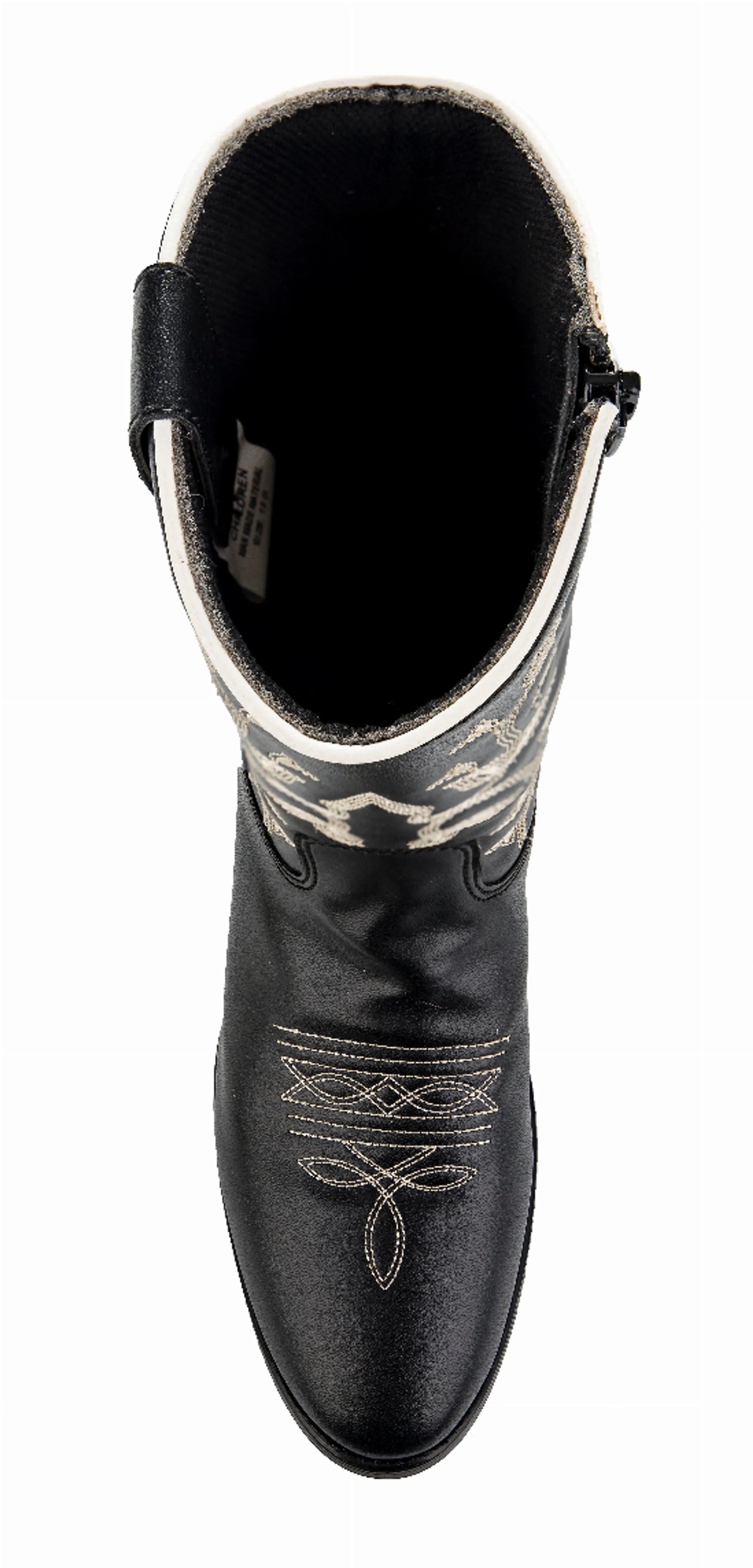 TuffRider Children's Black Floral Western Boot