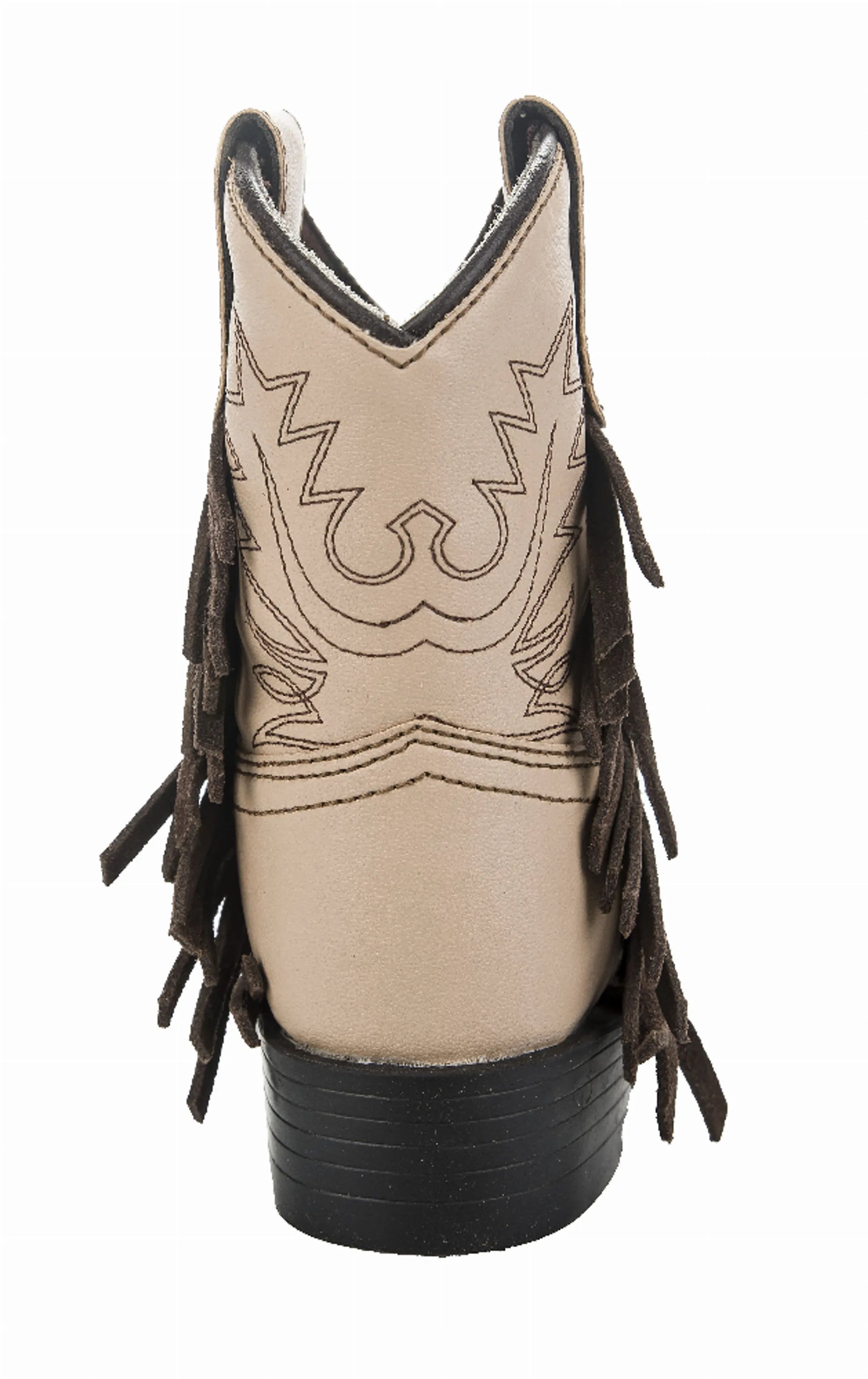 TuffRider Toddler Tan Fringe Bootie