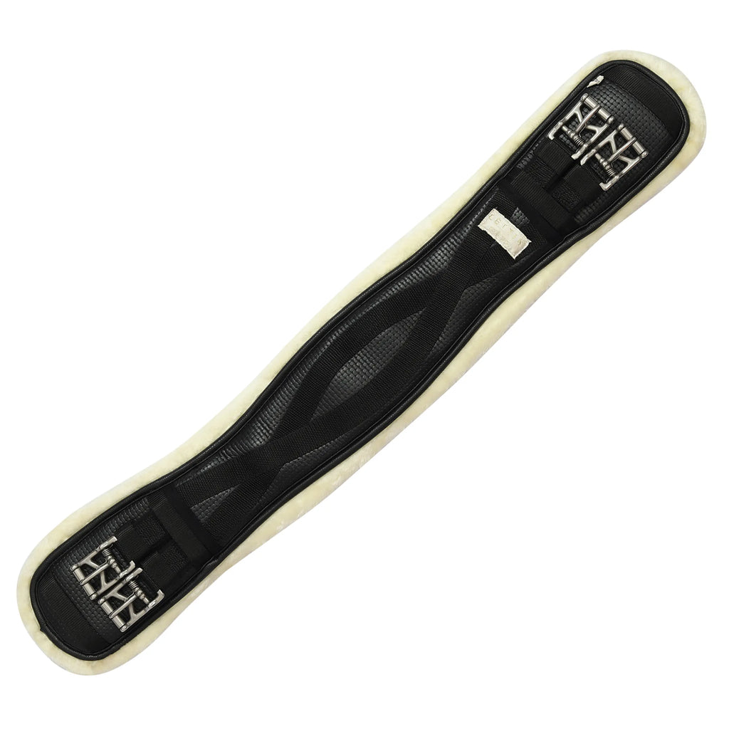 Lettia Clik Dressage Sherpa Fleece Clik Girth-Black-22