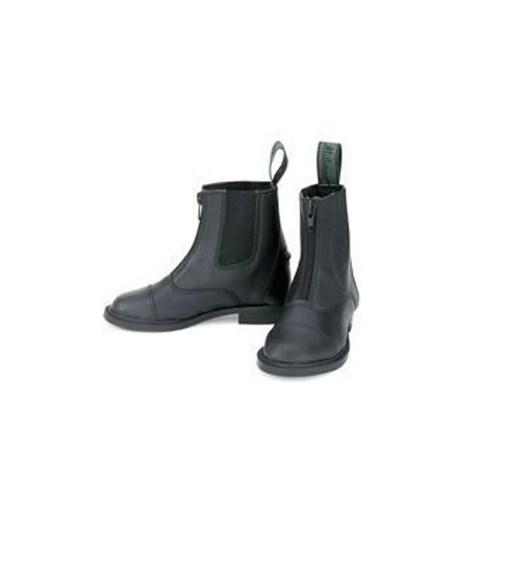Lettia Children's Paddock Shoes- Black- 13