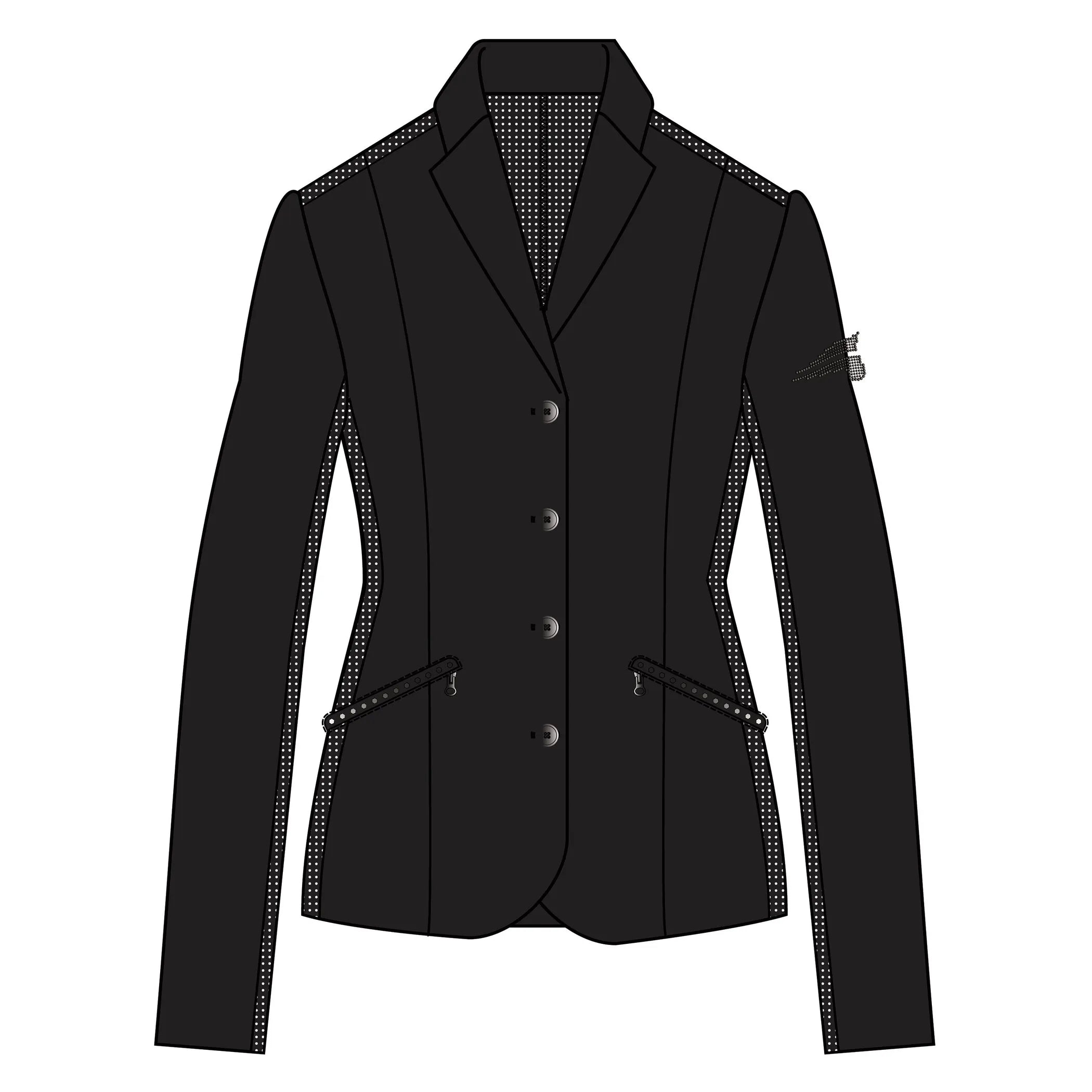 Euro-Star Competition jacket ESLucia-Night-38