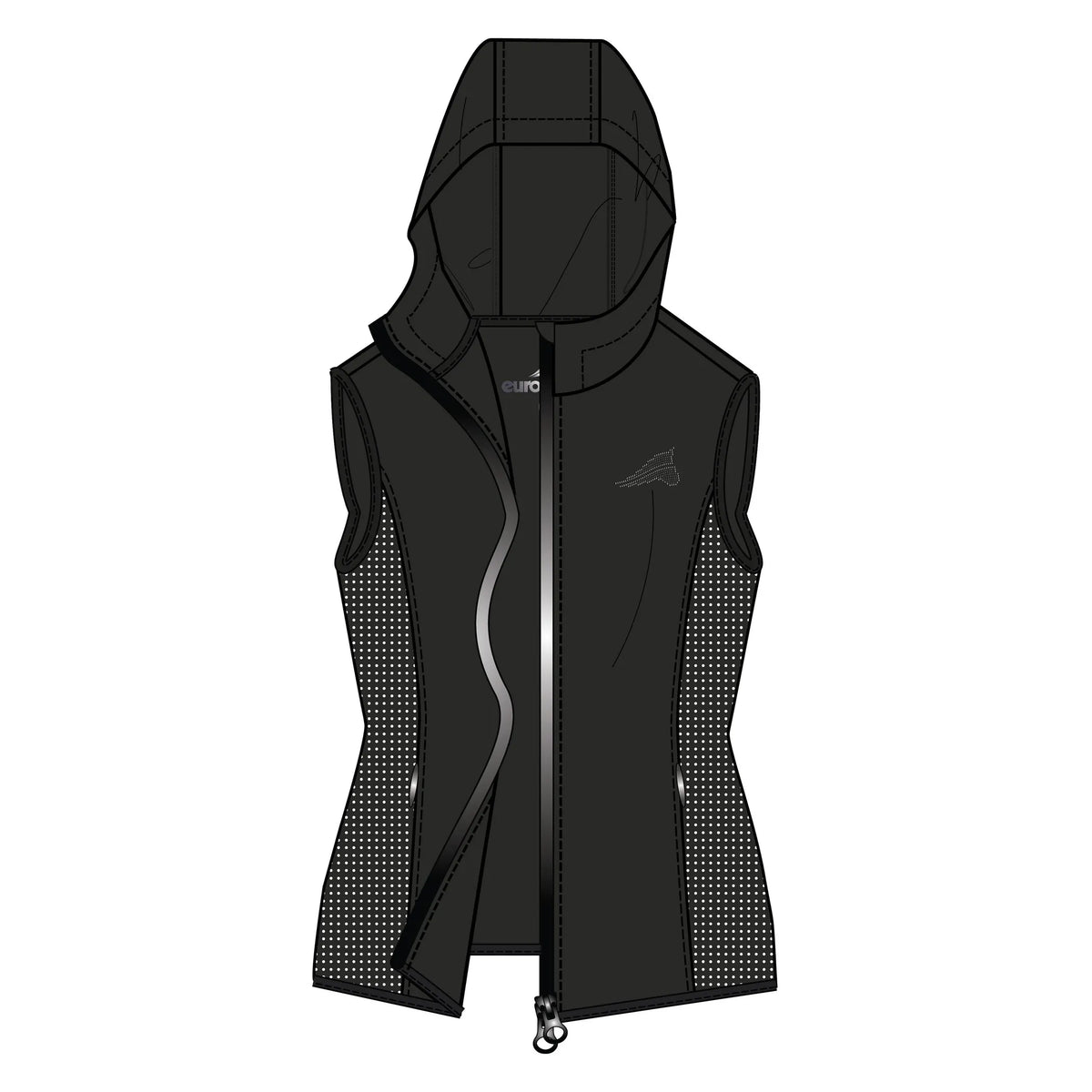 Euro-star Bodywarmer ESMadeleine-Black - 2XL