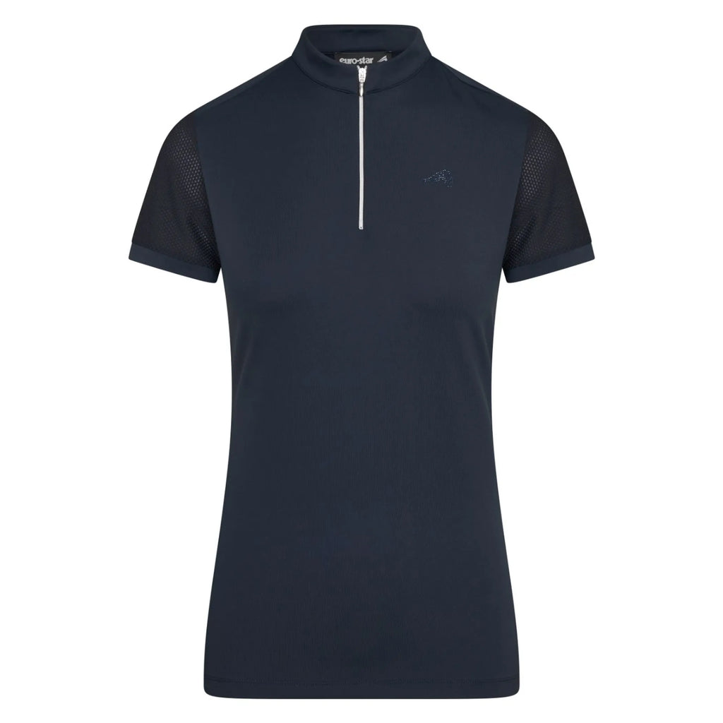 Euro-Star ES Valentina Half-Zip Top-Navy-2XL