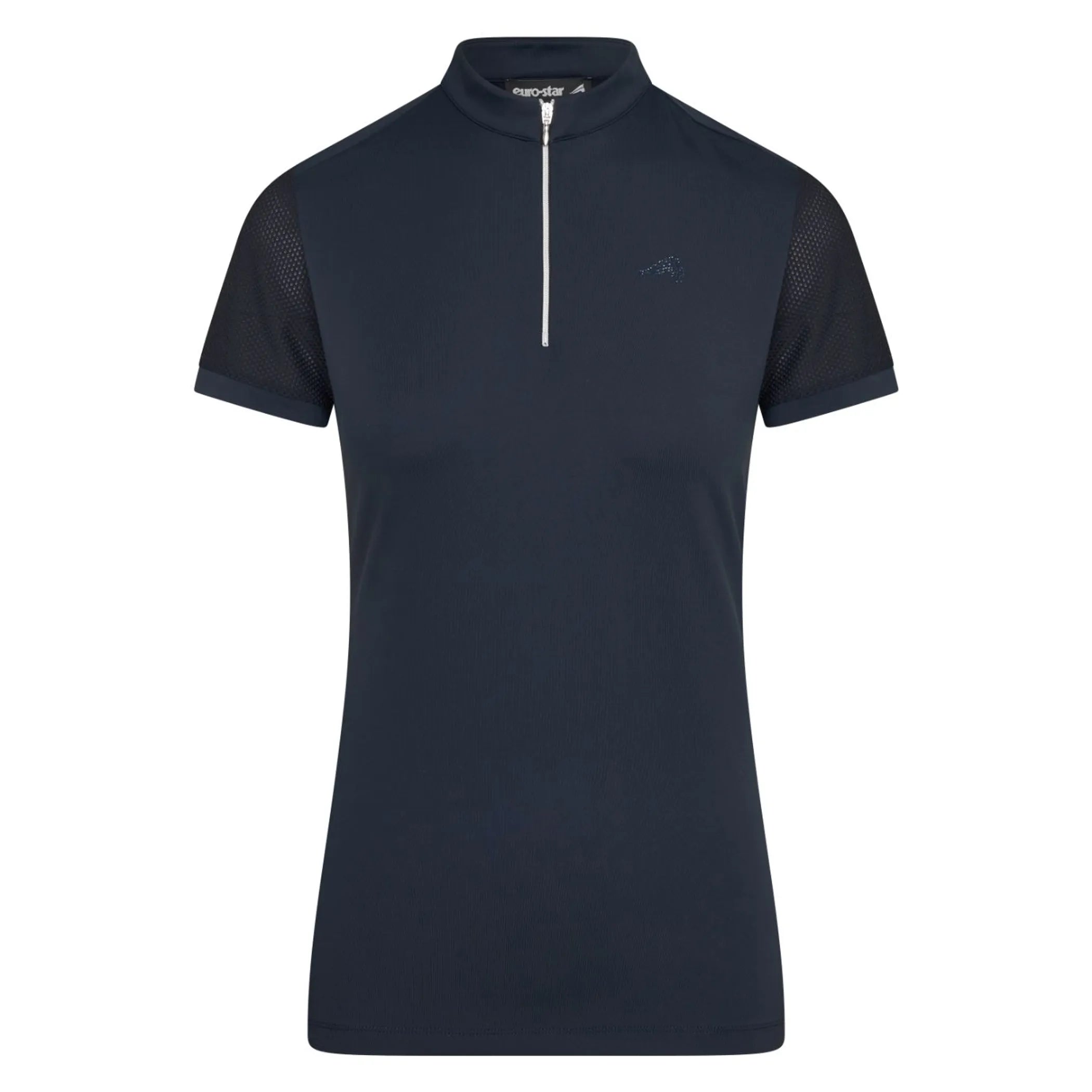 Euro-Star ES Valentina Half-Zip Top-Navy-2XL