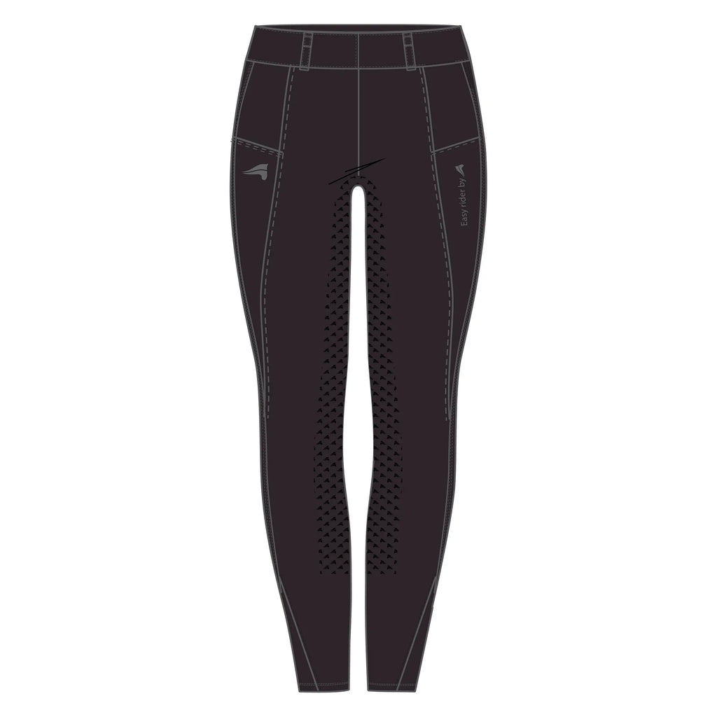 Easy Rider Riding Tights ERDon FullGrip-Black Rose-32