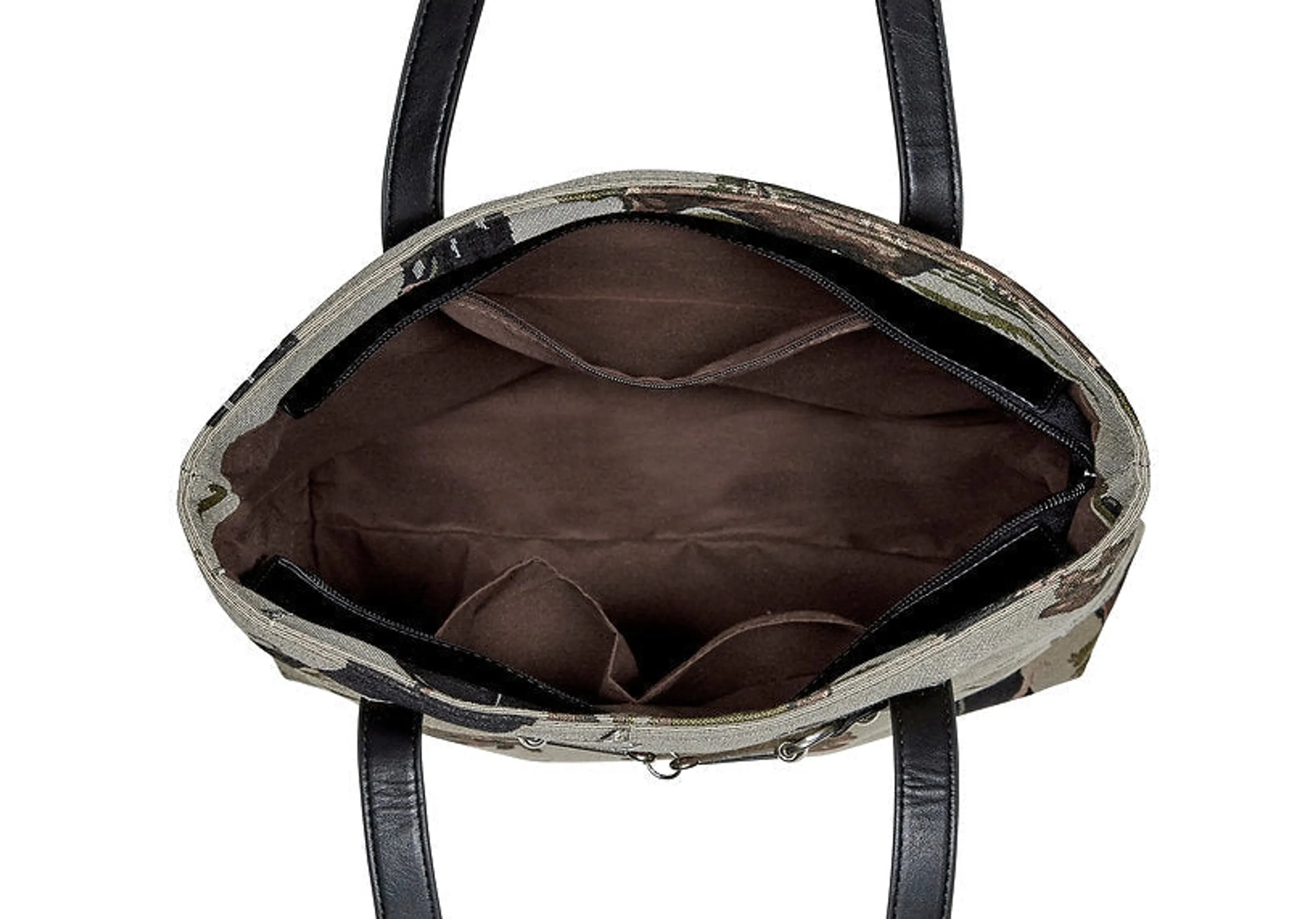 AWST Int'l Equestrian Tapestry Pattern Tote Bag with Snaffle Bit