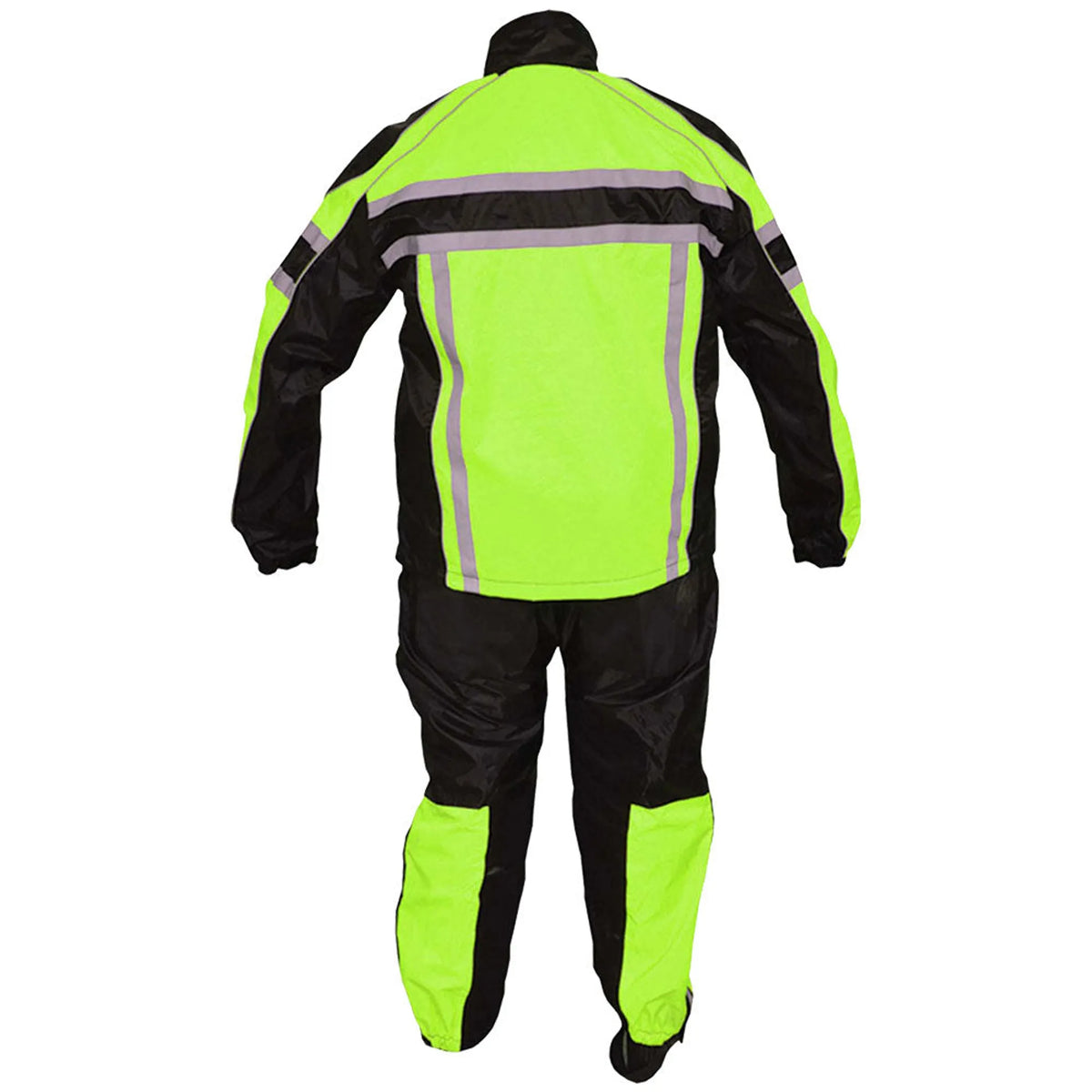 2714.11 - Mens Green Textile Rainsuit