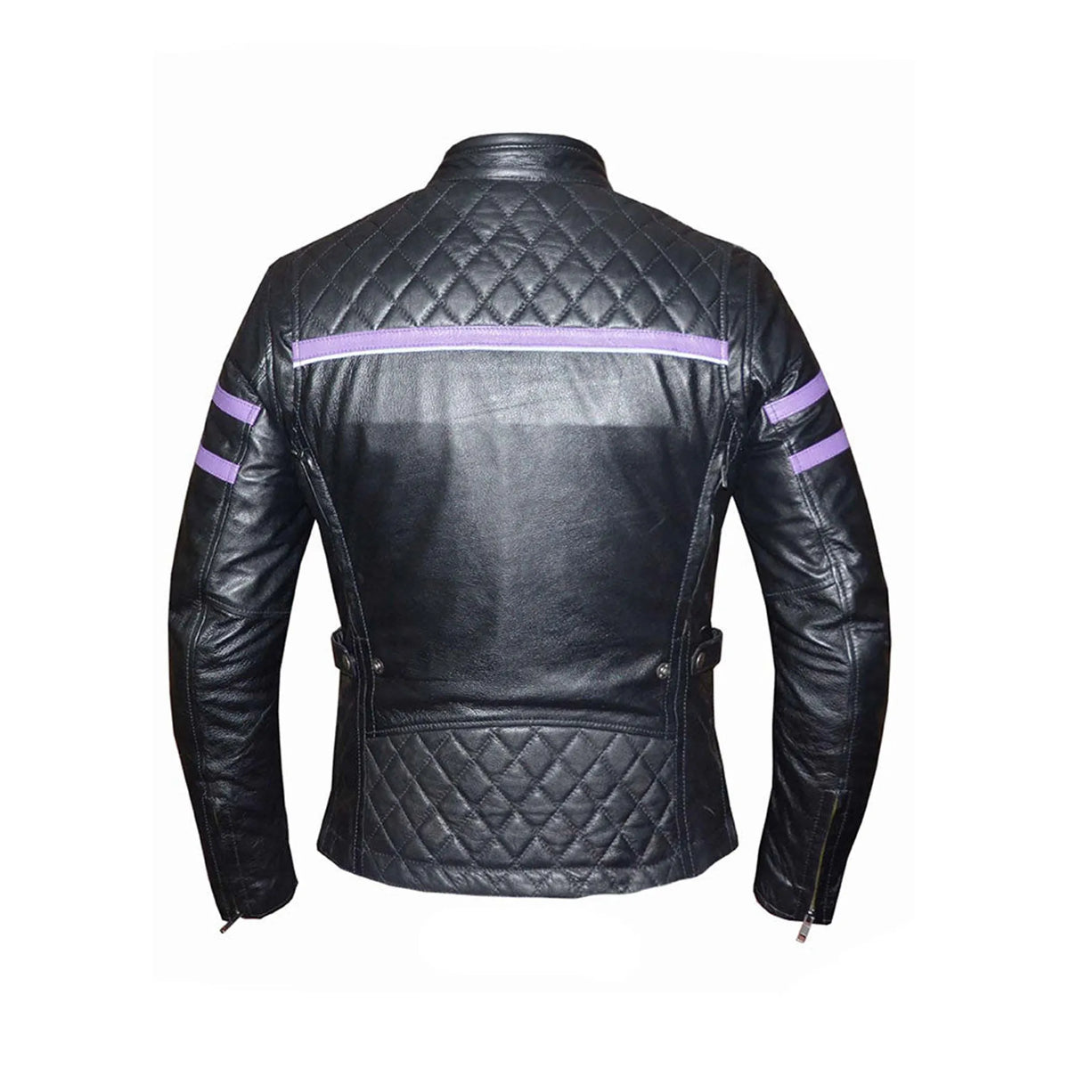 6560.17 - Ladies Purple Leather Jacket