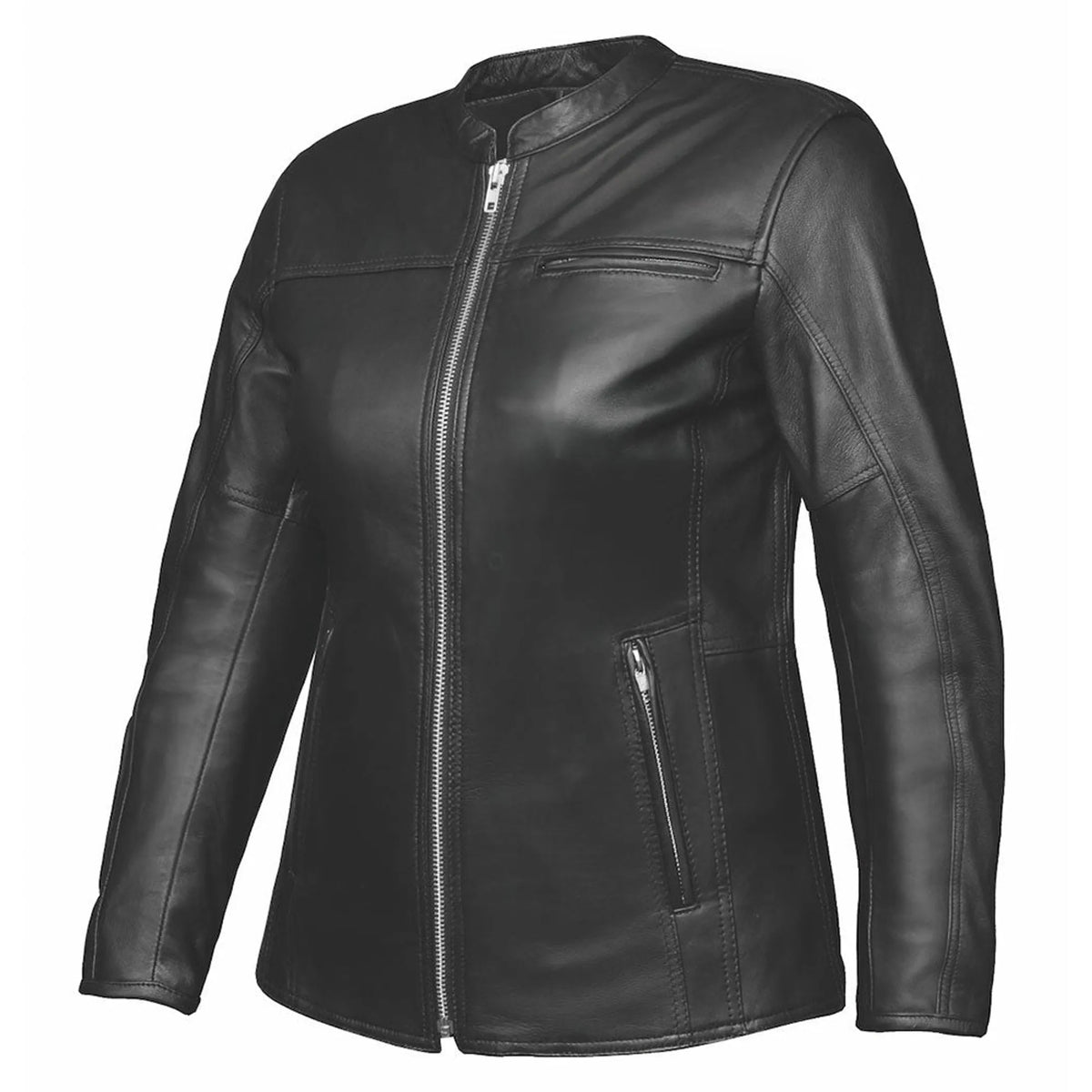 6843.00 - Ladies Spandex Leather Jacket