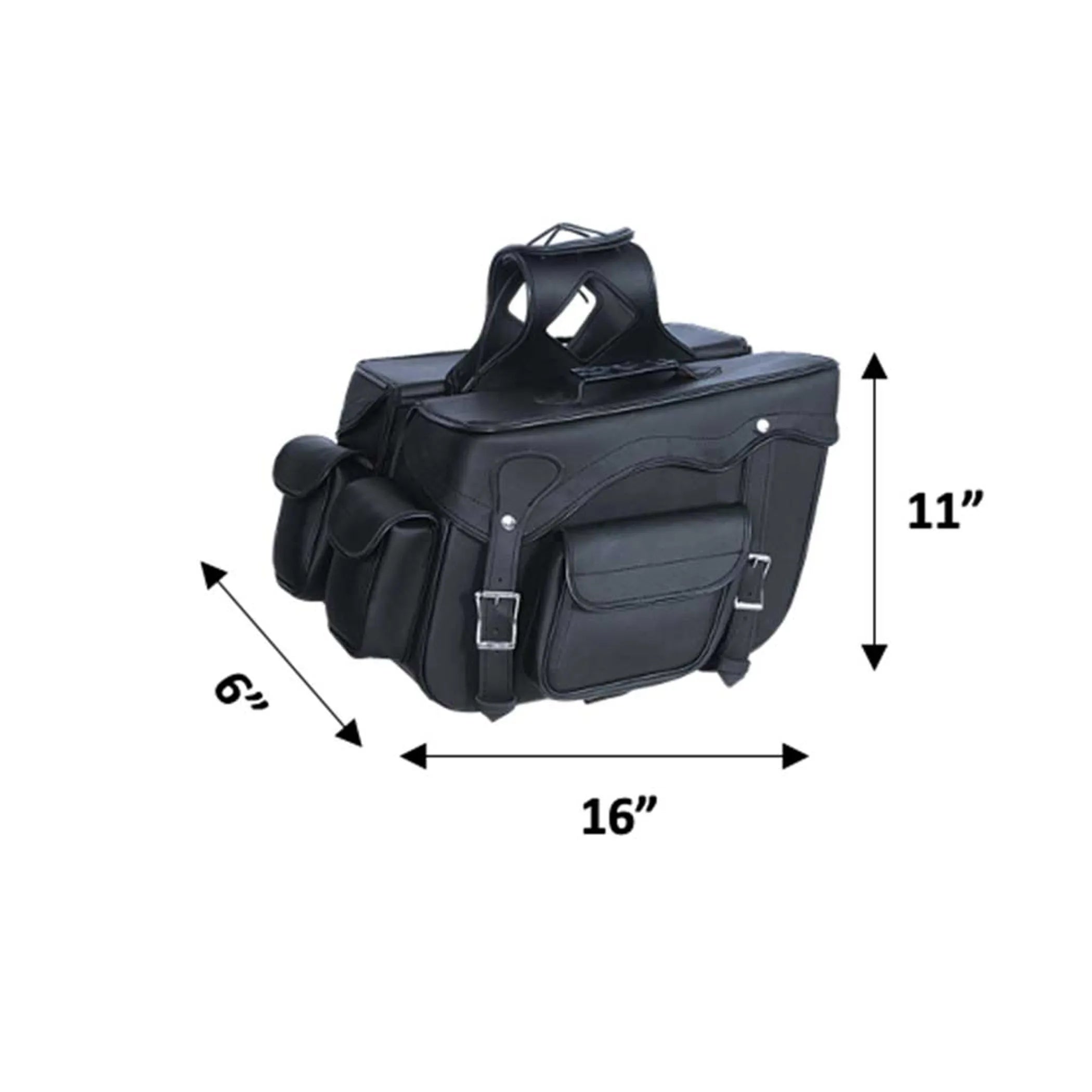 9327.PL - PVC Saddle Bag