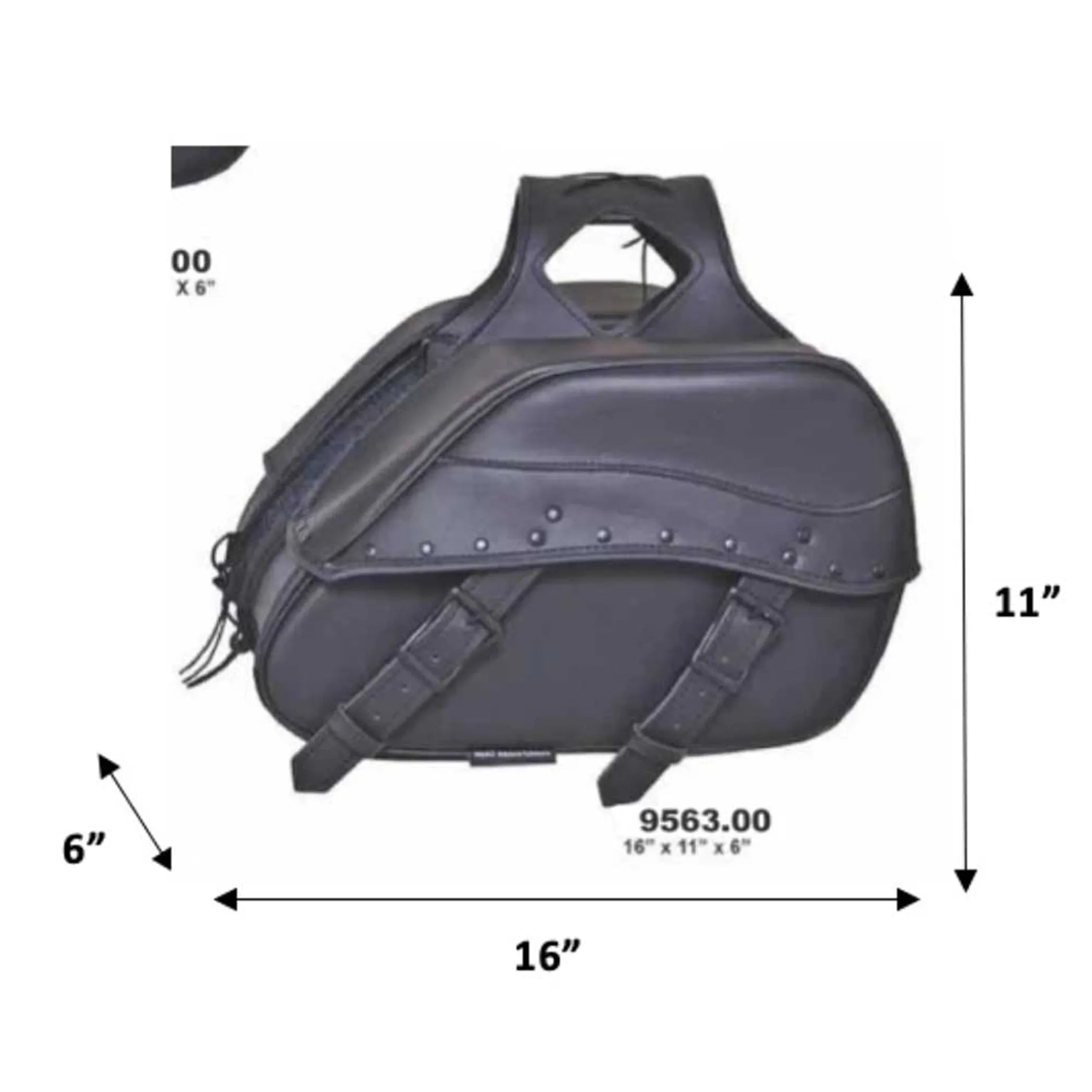 9563.00 - PVC Saddle Bag