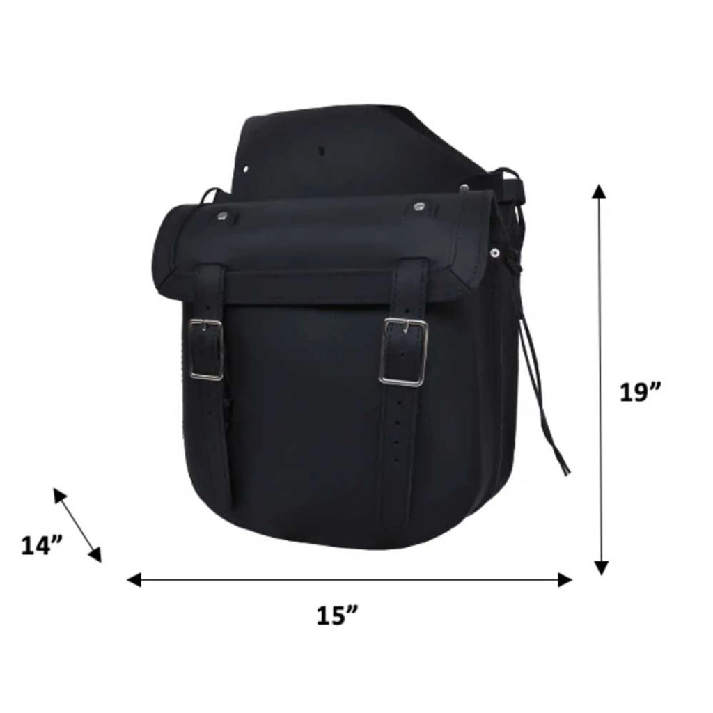 9573.00 - Leather Saddler Bag
