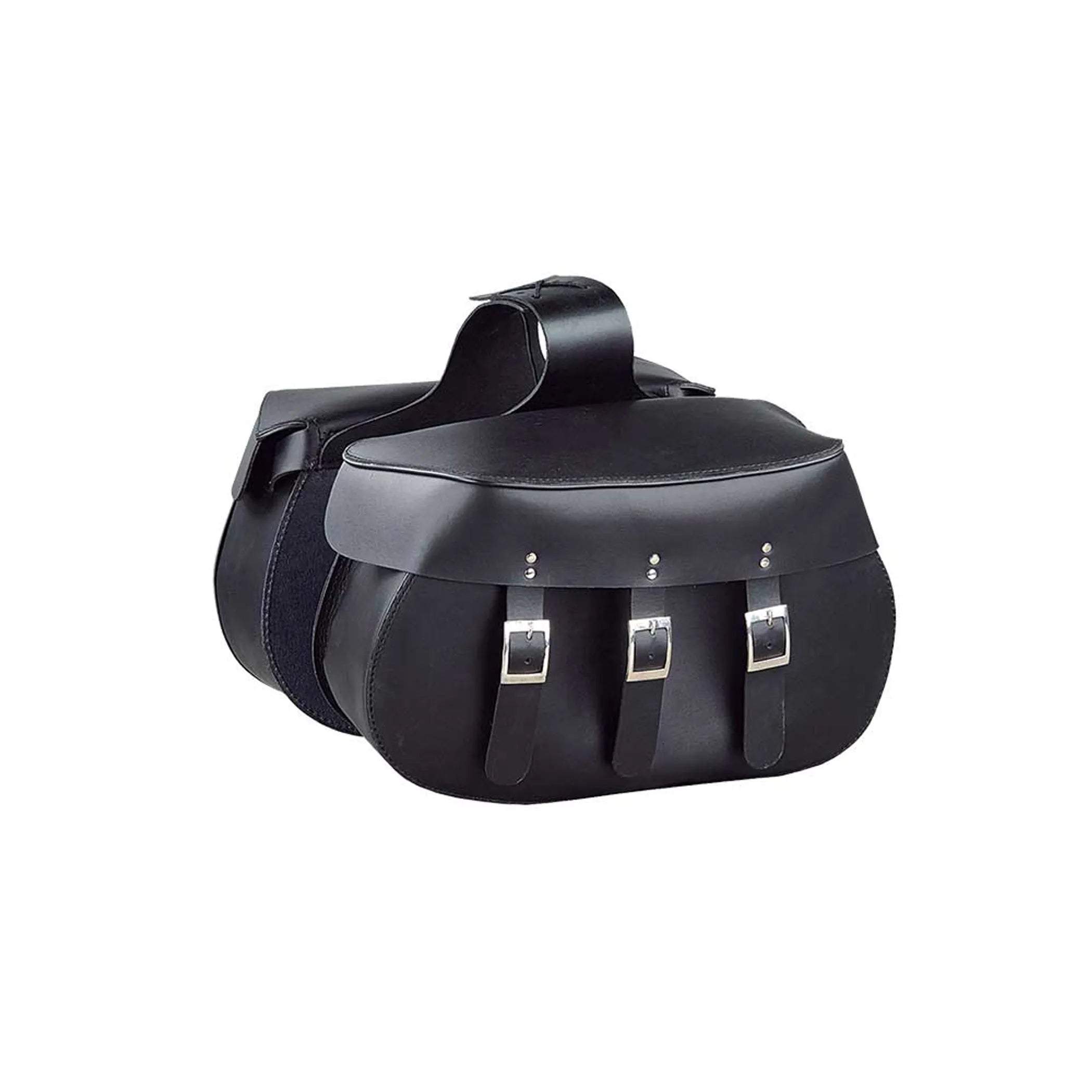 9575.00 - Leather Saddle Bag